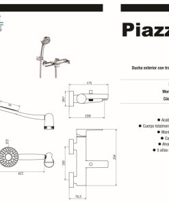 Alternative view of PIAZZA - NEXT - DUCHA EXTERIOR CON TRANSFERENCIA 10208