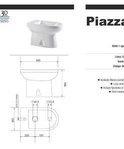 Alternative view of PIAZZA - GARDA - BIDET 1 AGUJERO