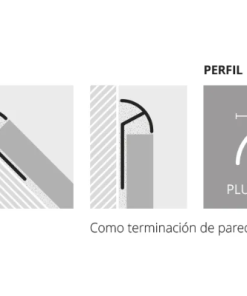Alternative view of ATRIM - GUARDACANTO PVC LINEA PLUS 9MM GRIS OSCURO (2.44)