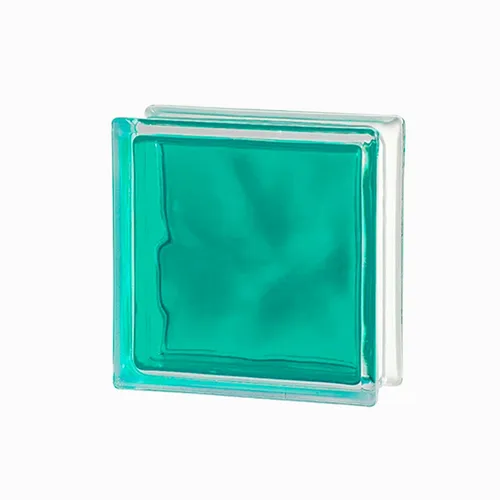 BON ART - LADRILLO DE VIDRIO NUBE VERDE 19X19X8