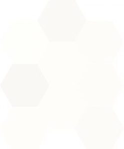 Alternative view of DUNE - MEGALOS - CHICAGO WHITE COTTON HEXA 1° 21.5X25 (0.97)