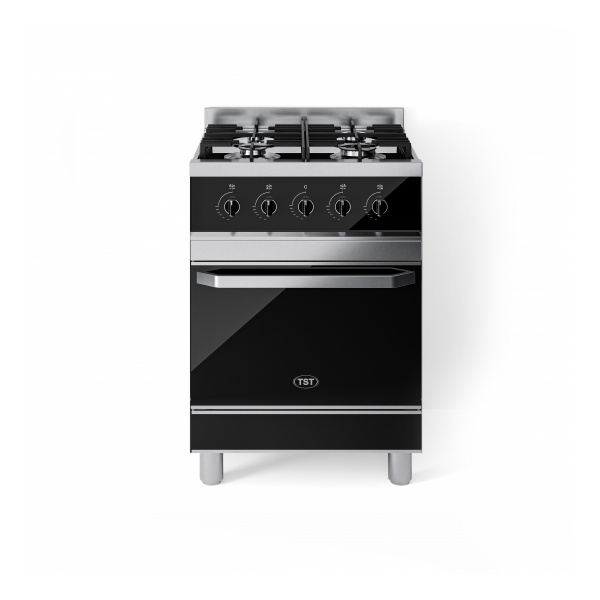 TST / INOX - COCINA VESTA BLACK 60 CM