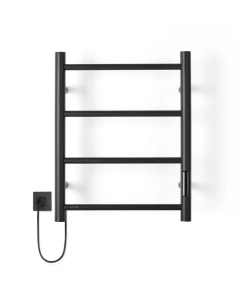 ATRIM - TOALLERO ELÉC. COCO PETIT 50X40X11CM NEGRO MATE