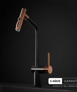 JOHNSON - GRIFERIA COCINA GLOW GOLD + BLACK