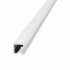ATRIM - ALUMINIO - LISTELLO CUAD CROMO BRILLANTE 9X9 (2.45)
