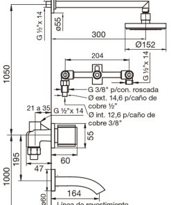 Alternative view of FV - CALIFORNIA - JUEGO PARA BAÑERA Y DUCHA 103/17