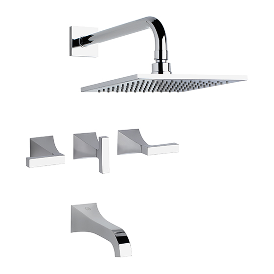 FV - URBANO LEVER - JUEGO PARA BAÑERA Y DUCHA 0103/H3L-CR