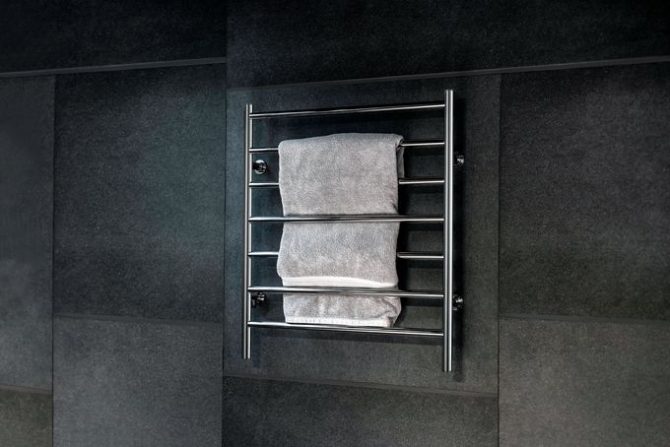ATRIM - TOALLERO ELECTRICO COCO 69X60X8 80W - Imagen 2