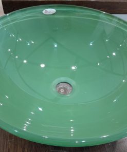 BIZANTINA - BACHA VIDRIO REDONDA VDE PALTA 42CM DIAM-14MM