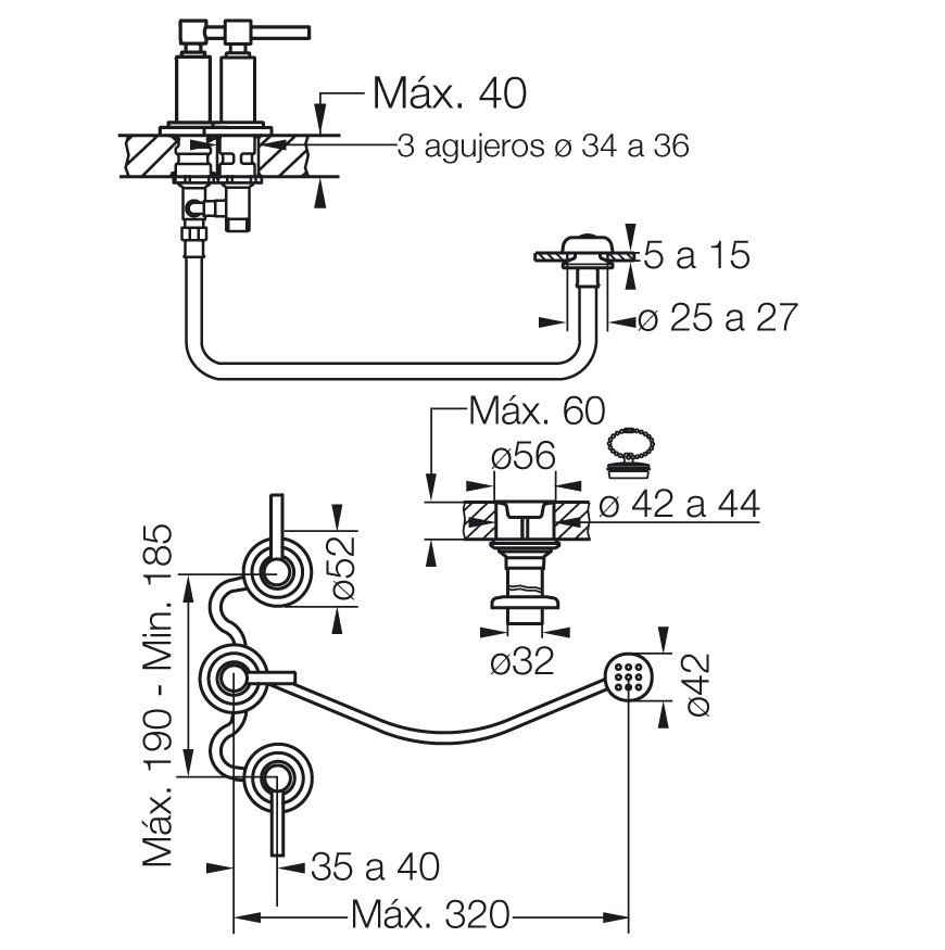 FV - CITY - JUEGO PARA BIDET CON TRANSFERENCIA 295/88 - Imagen 2