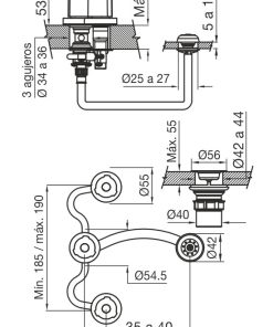 Alternative view of FV - RADAL - JUEGO PARA BIDET CON TRANSFERENCIA 295/C7