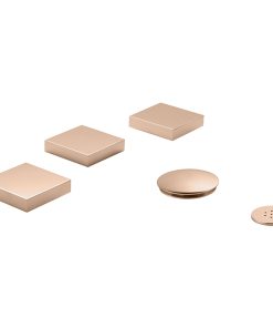 FV - CHALTEN - JUEGO PARA BIDET CON TRANS. 295/H4 ROSA GOLD