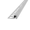 ATRIM - GUARDACANTO QUADRA 12X10MM ALUM. CROMO MATE (2.50)