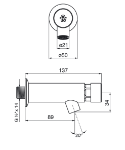 Alternative view of FV - ECOMATIC - VALVULA AUTOMATICA PARA PARED