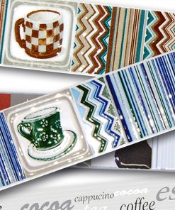 KRYSTALES - CUPS TEA AZUL FRISO 4.5X50