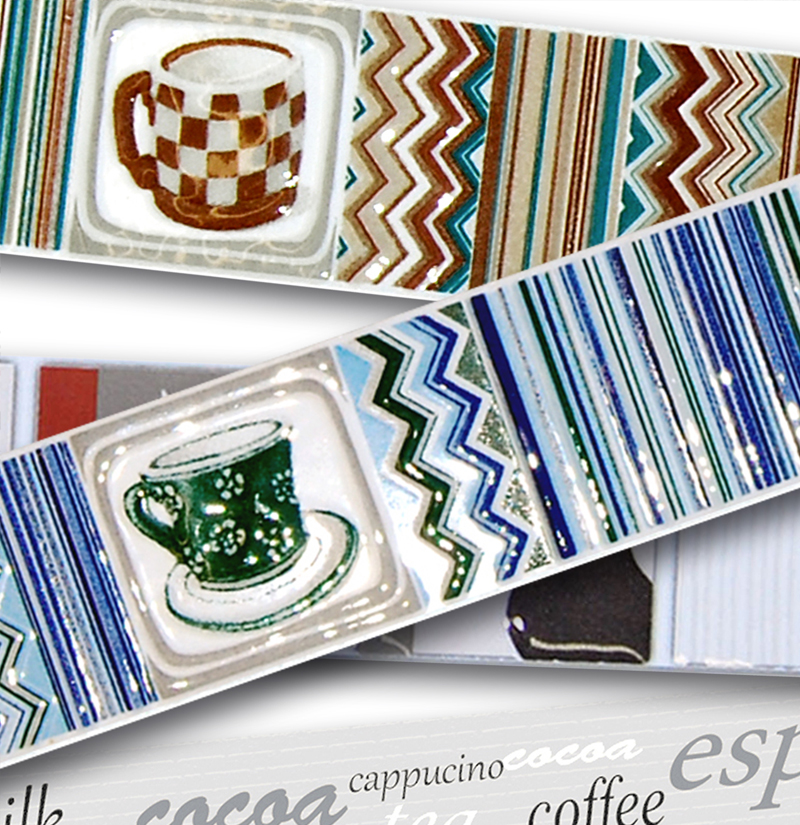 KRYSTALES - CUPS TEA AZUL FRISO 4.5X50