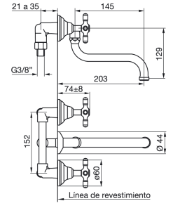 Alternative view of FV - NEWPORT PLUS - JUEGO PARA COCINA DE EMBUTIR 403/B2P