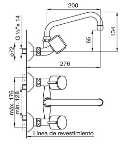 Alternative view of FV - CALIFORNIA - JUEGO PARA COCINA EXTERIOR PARED 409/17
