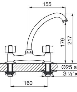 Alternative view of FV - ARIZONA PLUS - JUEGO PARA COCINA DE MESADA 413/B1P