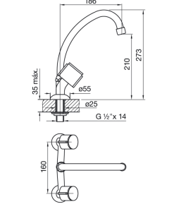 Alternative view of FV - CALIFORNIA - JUEGO PARA COCINA DE MESADA 416/17