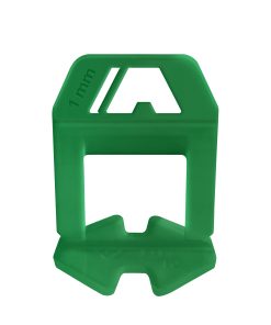 ATRIM - ESPACIADOR AUTONIVELANTE CHICO 1MM CLIP VERDE