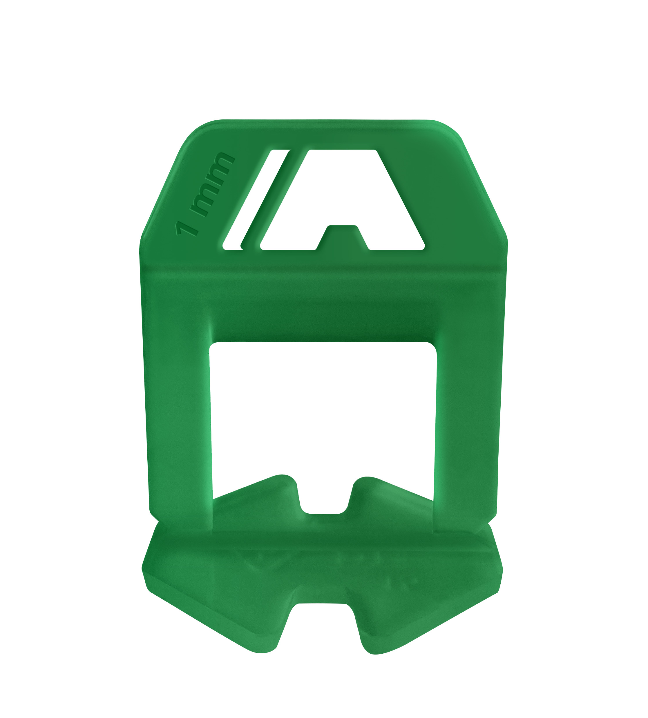 ATRIM - ESPACIADOR AUTONIVELANTE CHICO 1MM CLIP VERDE