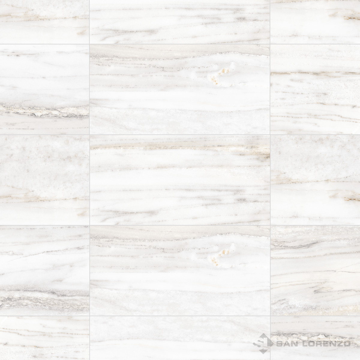 SAN LORENZO - PORCEL. MARMOL PUR BLANCO 1° 29X58 (1.35)