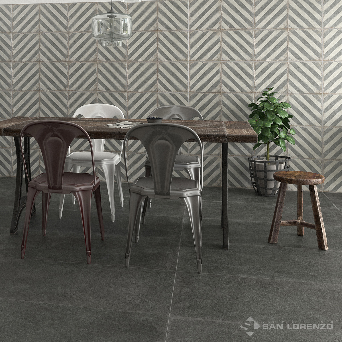 SAN LORENZO - PORCELANATO MIDGREY 1° 29X58 (1.35) - Imagen 2