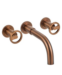 PEIRANO - PULSE DARK GOLD - JUEGO PARA LAVATORIO DE PARED