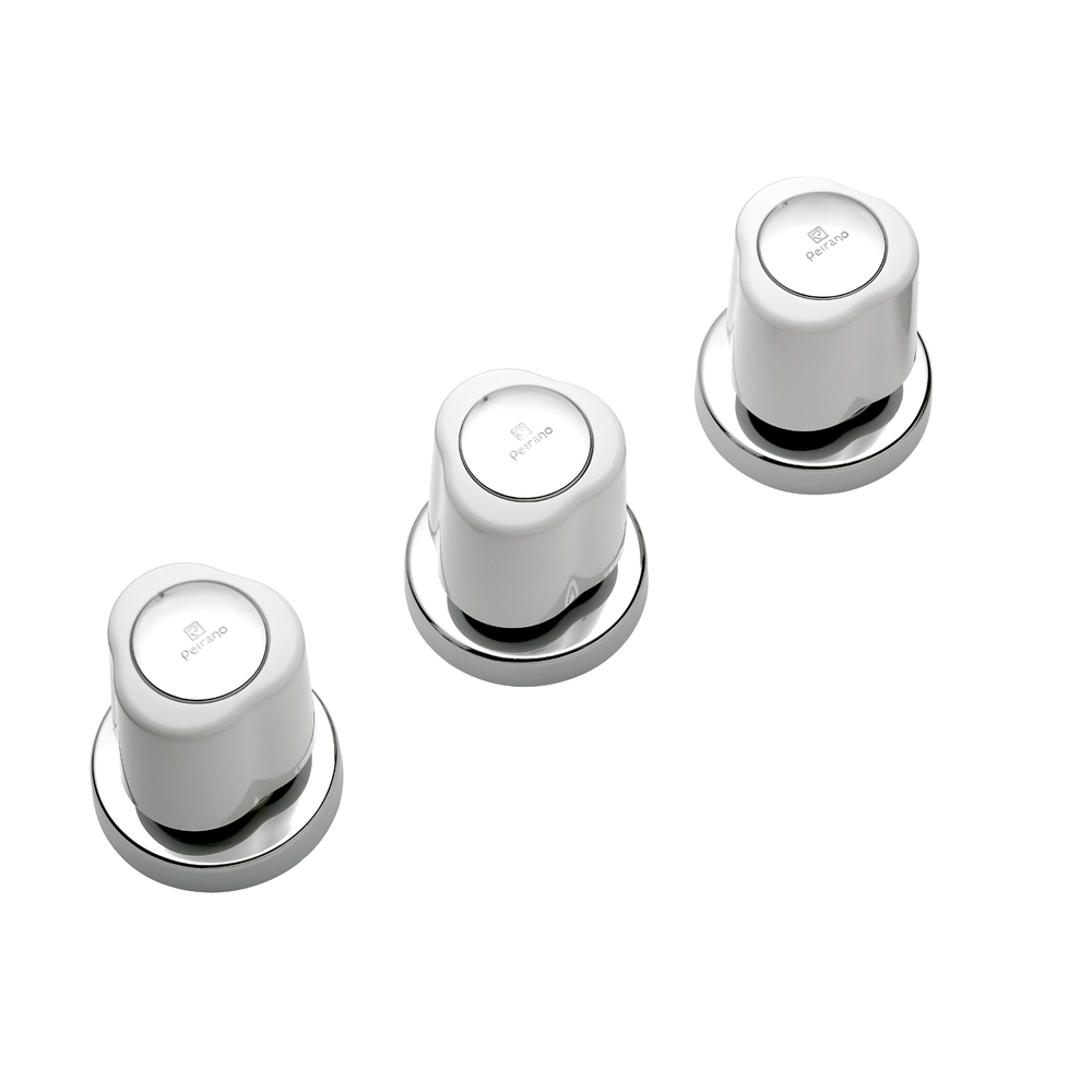 PEIRANO - LORCA - JUEGO PARA BIDET BLANCO / CROMO 70-010