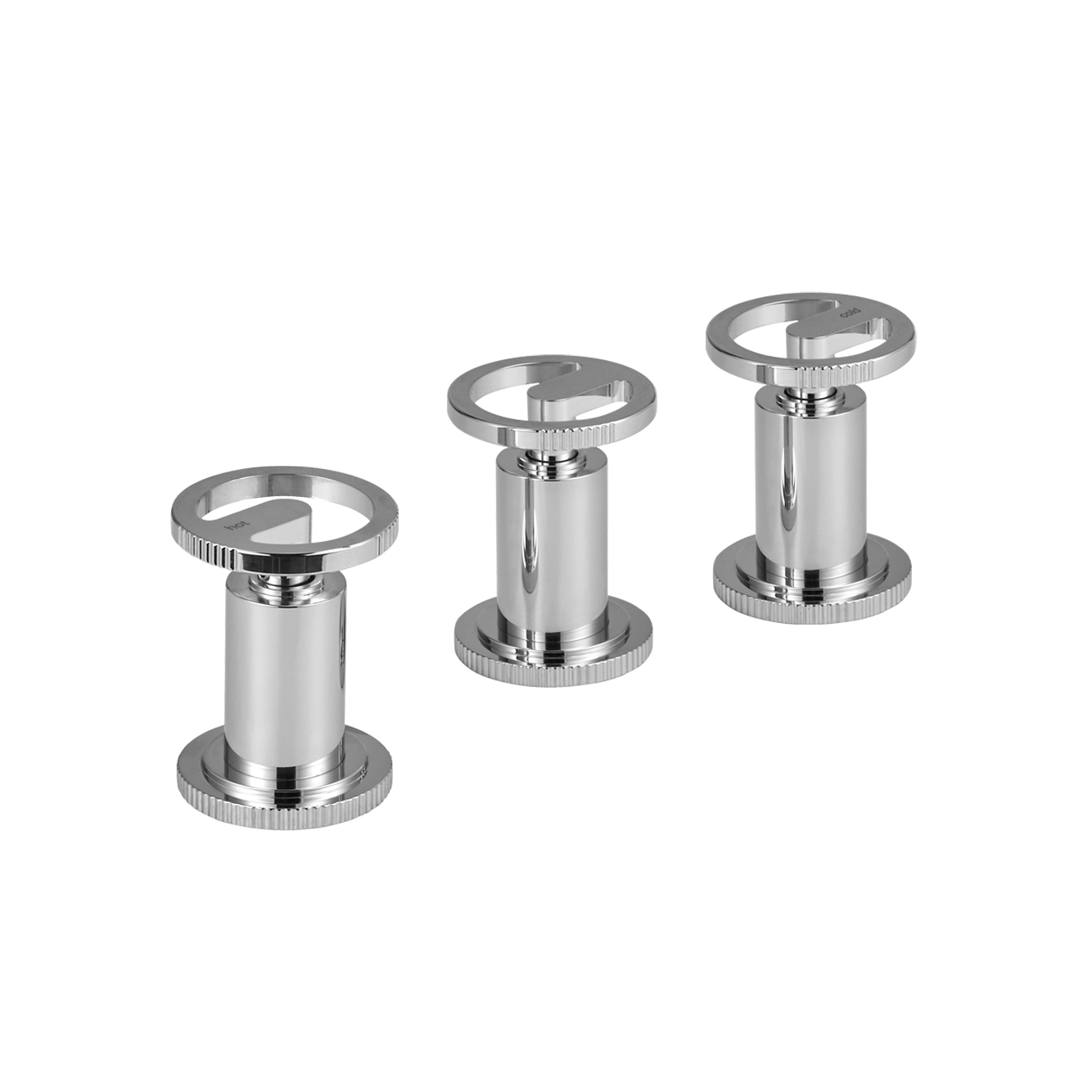 PEIRANO - PULSE CROMO - JUEGO PARA BIDET