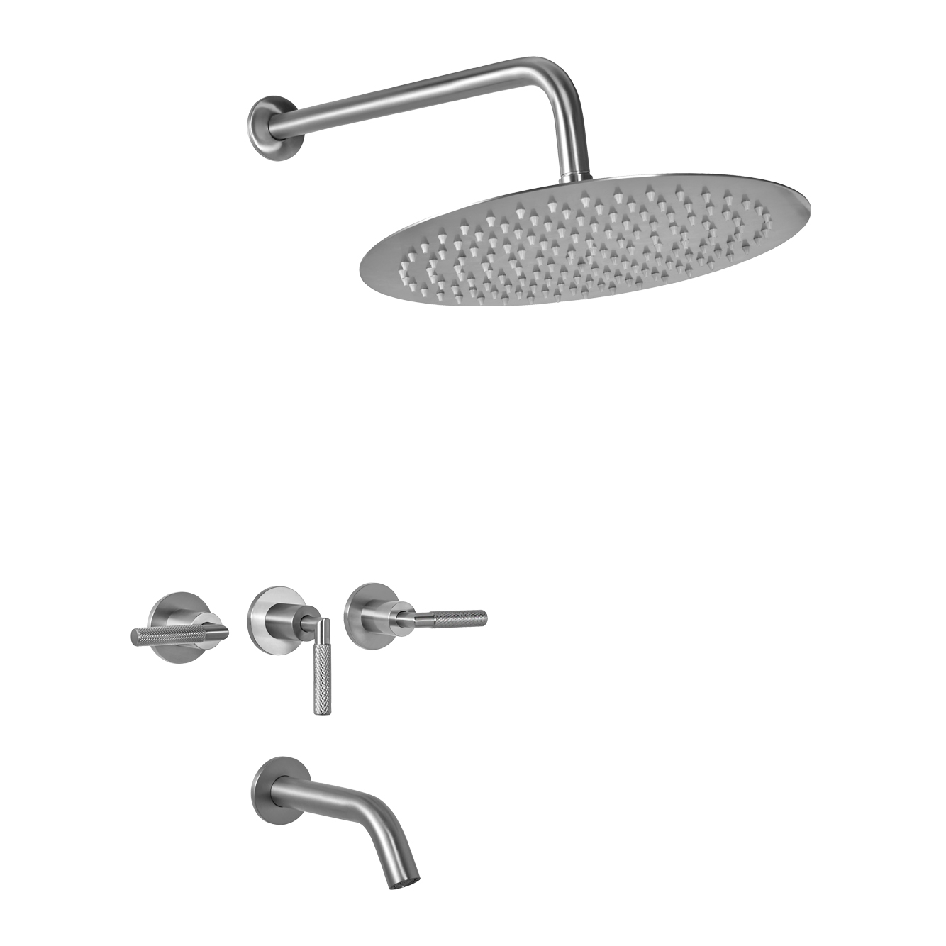 PEIRANO - NICKEL BEAT - DUCHA EMB C/TRANSF C.CERAM BEAT NIC