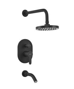 PEIRANO - ADRA BLACK - DUCHA DE EMBUTIR C/TRANSF MONOCOMANDO