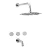 PEIRANO - FABRIC CROMO - DUCHA DE EMBUTIR C/ TRANSF 80-100C