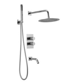 PEIRANO - FABRIC CROMO - DUCHA EMB. MONOCOMANDO 80-200C