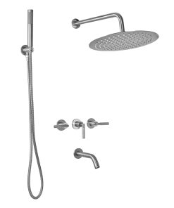PEIRANO - NICKEL BEAT  - DUCHA DE EMBUTIR TRES FUNCIONES