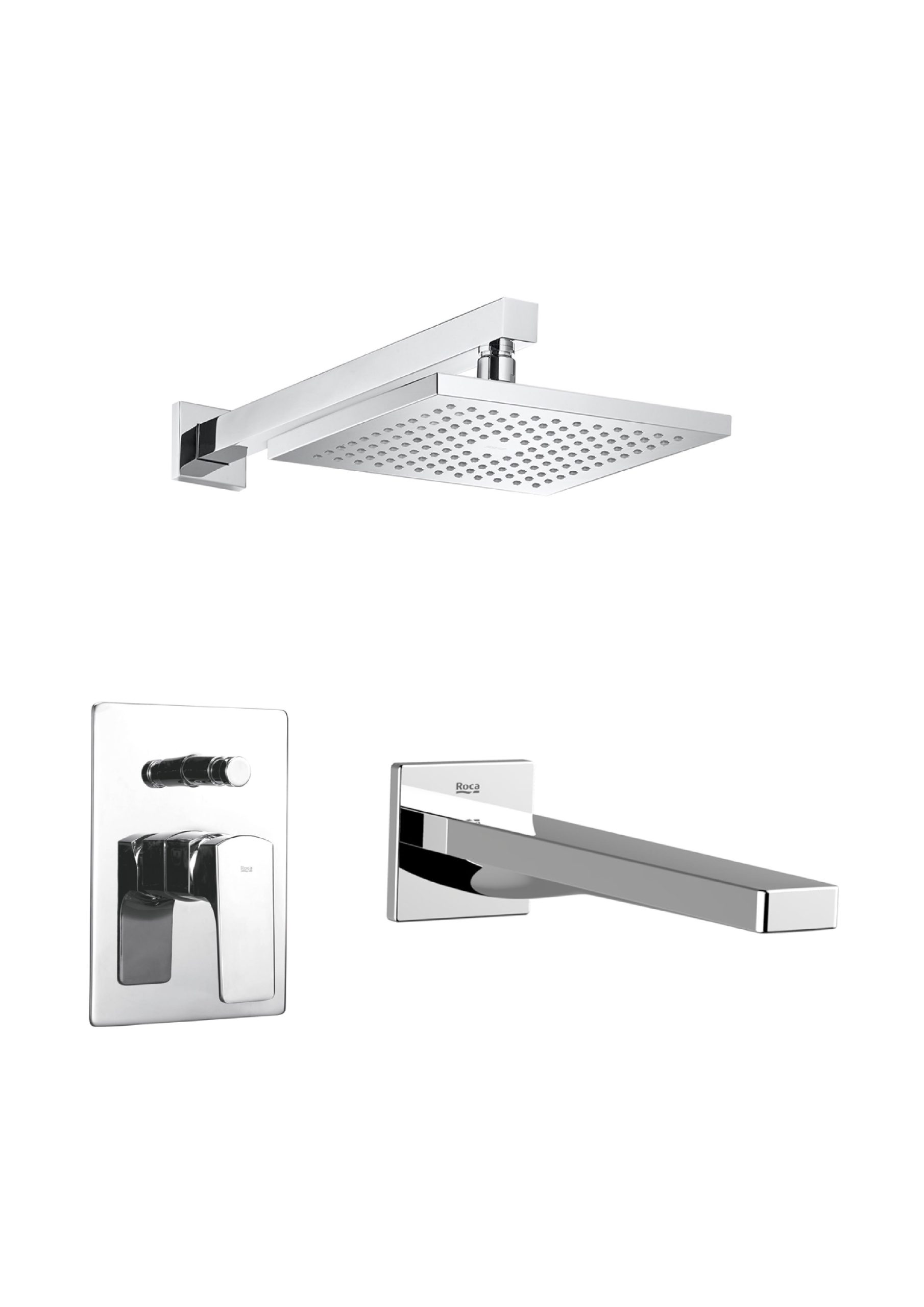 ROCA - VARNA- MONOCOMANDO KIT BAÑERA/DUCHA EMBUTIR