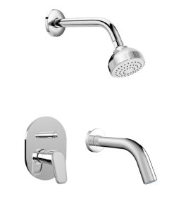 ROCA - CORAL -  MONOCOMANDO KIT BAÑERA/DUCHA EMBUTIR