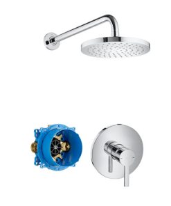 ROCA - NAIA - GRIFERIA MONOCOMANDO KIT DUCHA EMBUTIR CRO