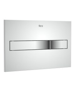 ROCA - PLACA DE ACCIONAMIENTO PL2A CON DESCARGA DUAL CHROME