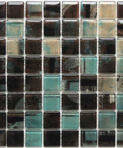 KRYSTALES - PRANA TURQUESA 28.4X28.4 (3.3X3.3) (MALLA)