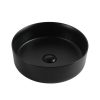 PEIRANO - BACHA DE APOYAR REDONDA NEGRO MATE 400x400x125