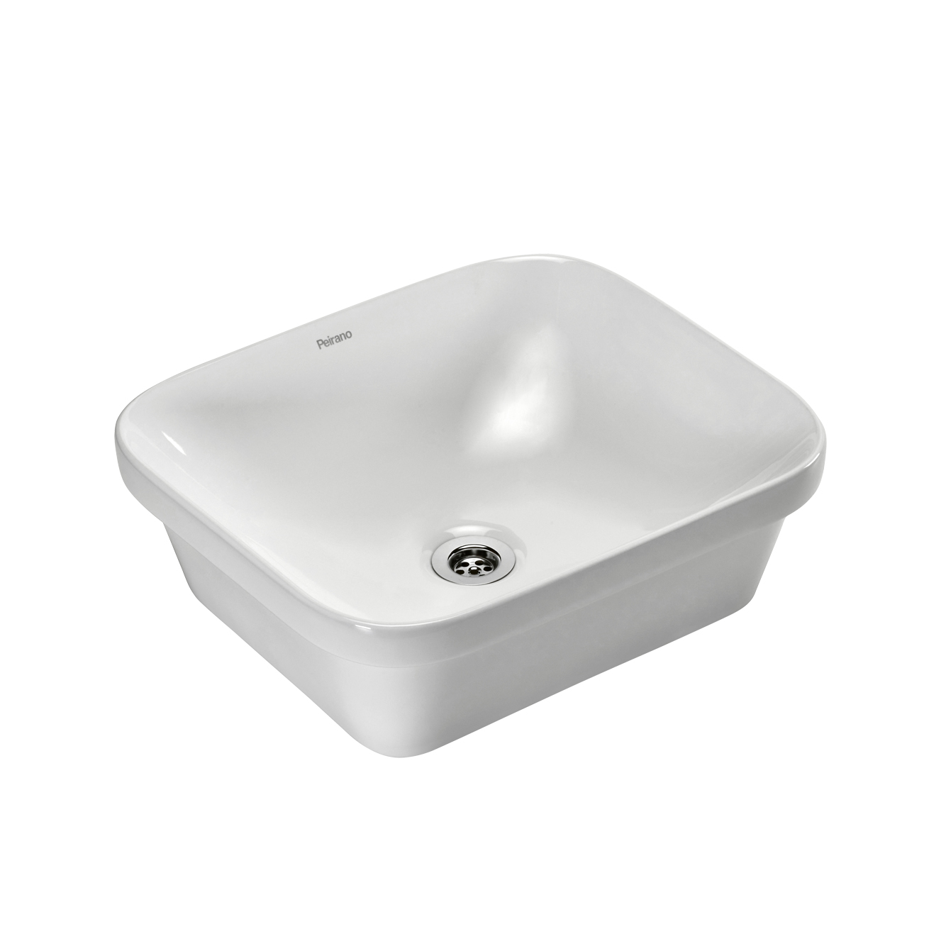 PEIRANO - BACHA SEMI EMBUTIDA BLANCA 430x380x155