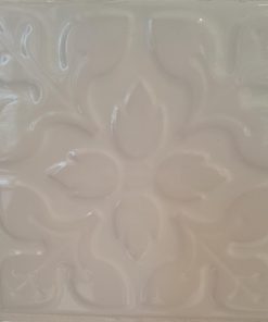 ACUARELA - BOTANICA BLANCO BRILL. 15X15 (1.00)