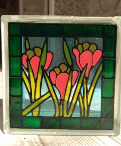 BON ART - LADRILLO DE VIDRIO FLOWERS