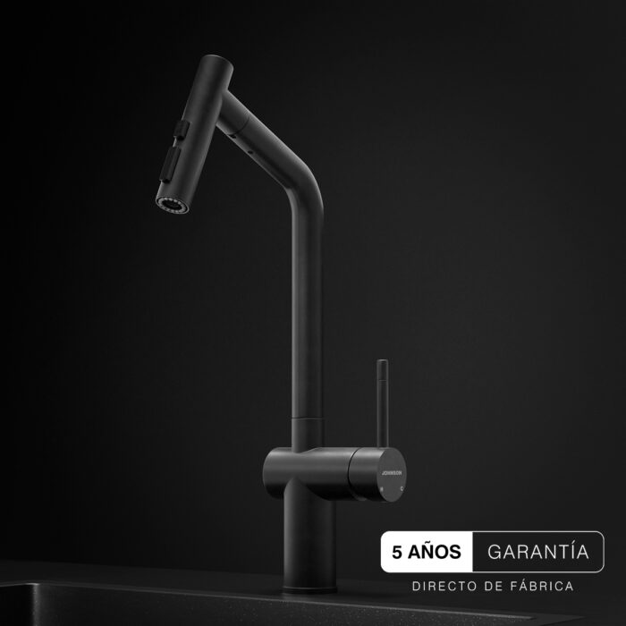 JOHNSON - GRIFERIA COCINA GLOW BLACK
