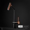 JOHNSON - GRIFERIA COCINA GLOW GOLD + BLACK