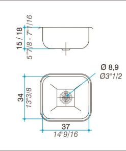 Alternative view of JOHNSON - PILETA E37 37X34X15