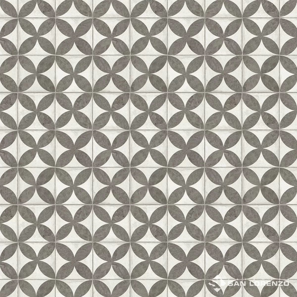 SCOP - CERAMICA FLOWERS FIT BLACK 1° 45.3X45.3 (2.255)