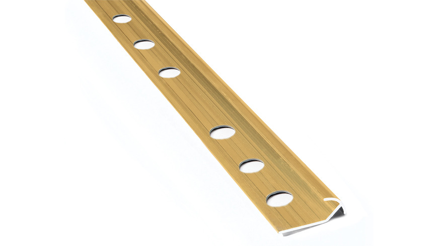 H&O - GUARDACANTO - ALUMINIO ORO BRILLANTE GAOBP 9MM